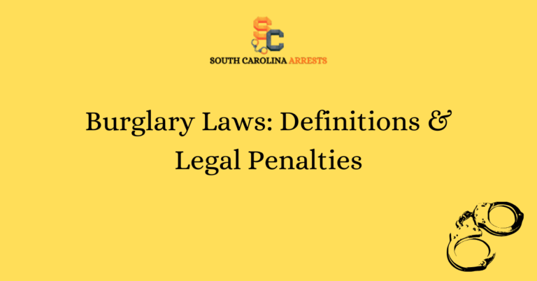 Burglary Laws Definitions Legal Penalties