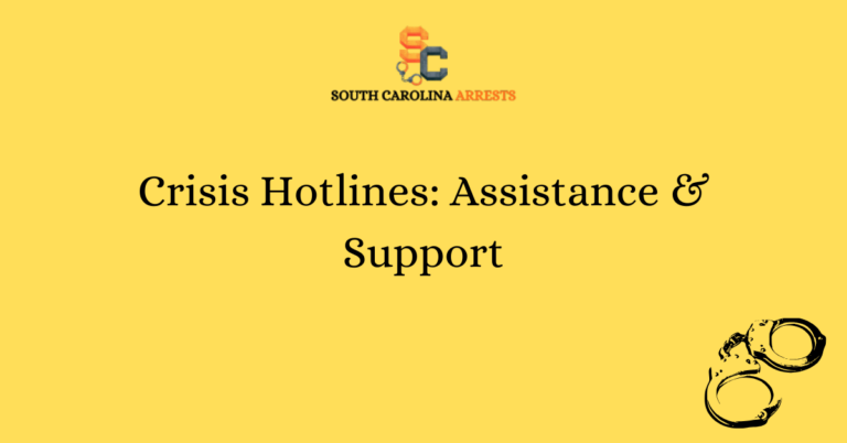 Crisis Hotlines Assistance Support