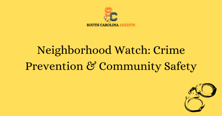 Neighborhood Watch Crime Prevention Community Safety