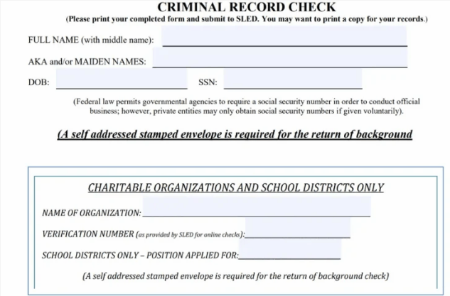 Criminal Record Check